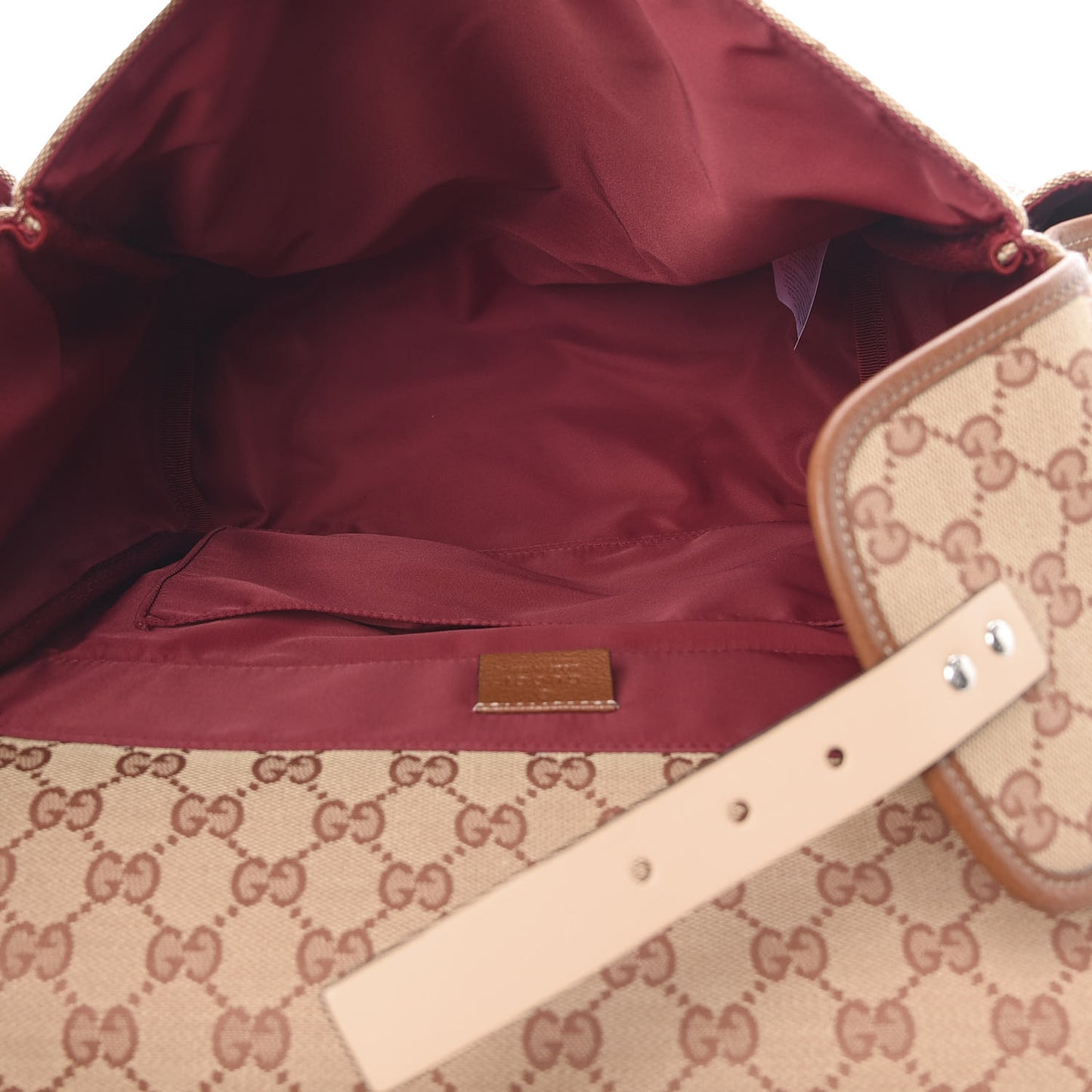 Monogram Childrens Sciroppo Patch Backpack Beige