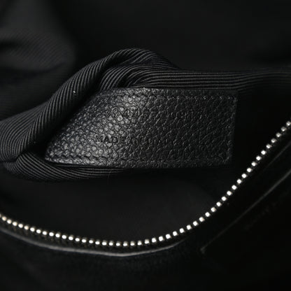 Saint Laurent Grained Calfskin Medium Cabas Rive Gauche Black 7 of 17