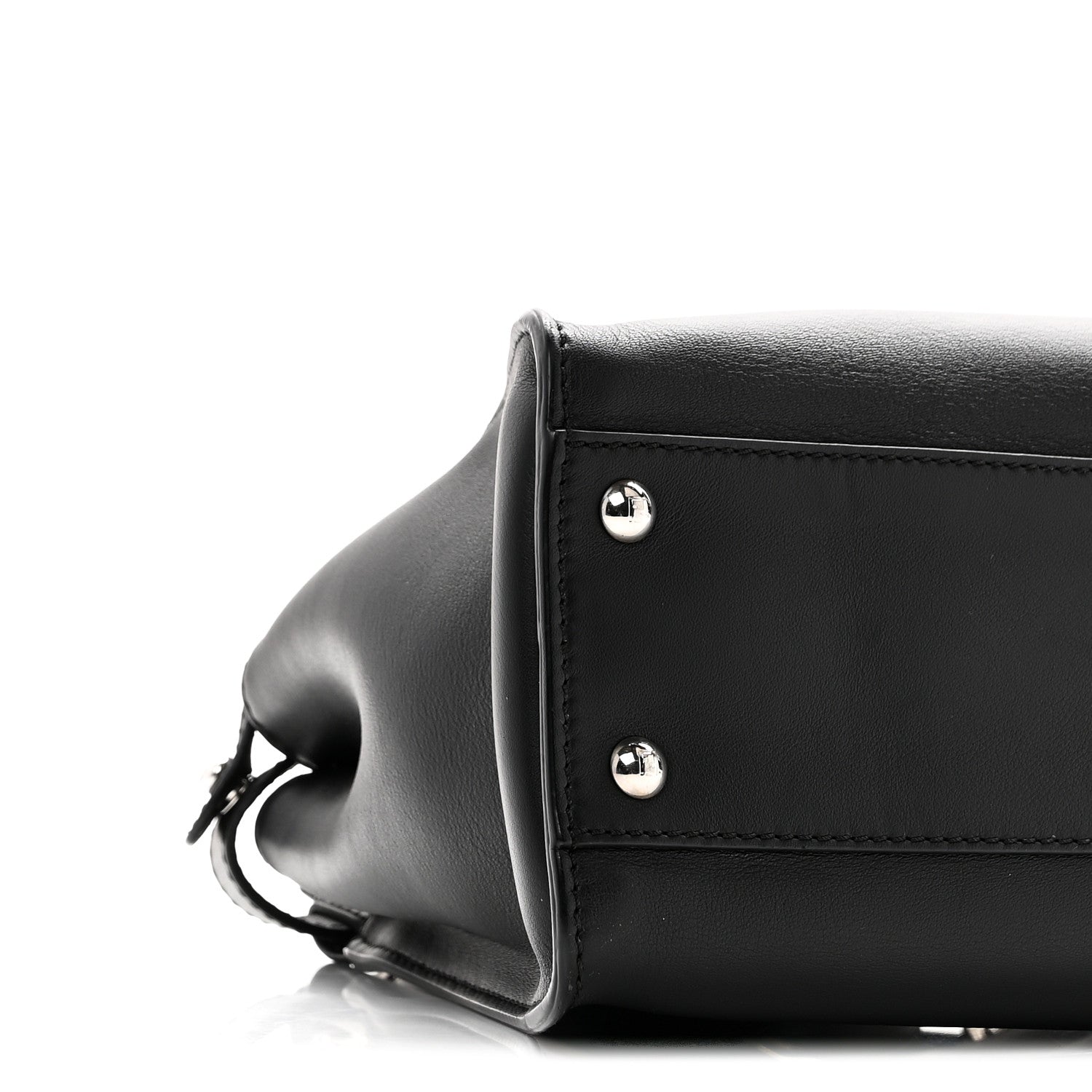 MAICAT専用　美品　FENDI ズッカ　レザー　ロゴ　ストレッチファブリック FENDI フェンディ ズッカ柄 PVC/レザー ミニショルダーバッグ