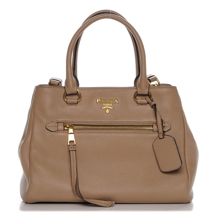 Prada Vitello Phenix Top Handle Bag Cammeo 1 of 7