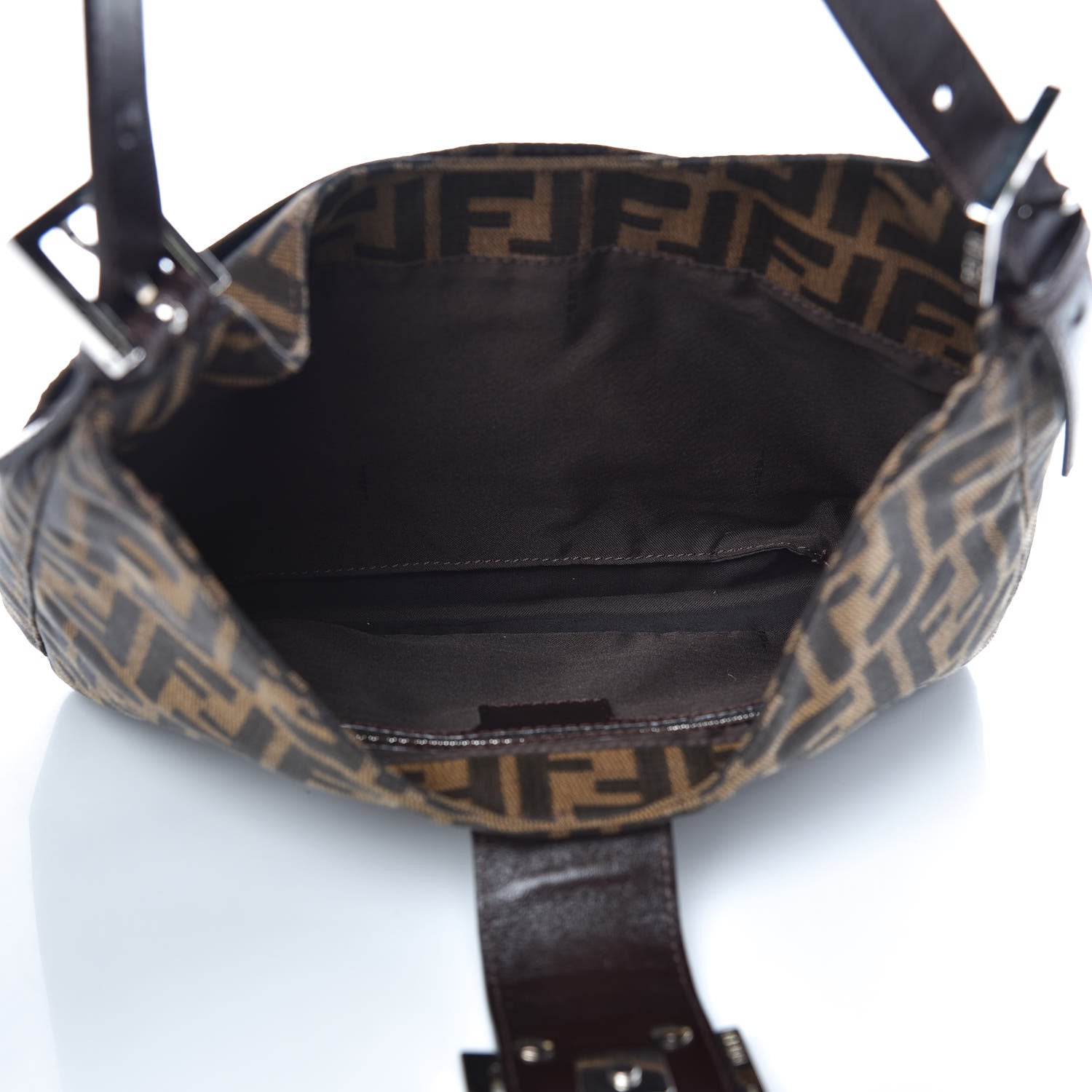 Fendi Zucca Shoulder Bag Tobacco 7 of 9