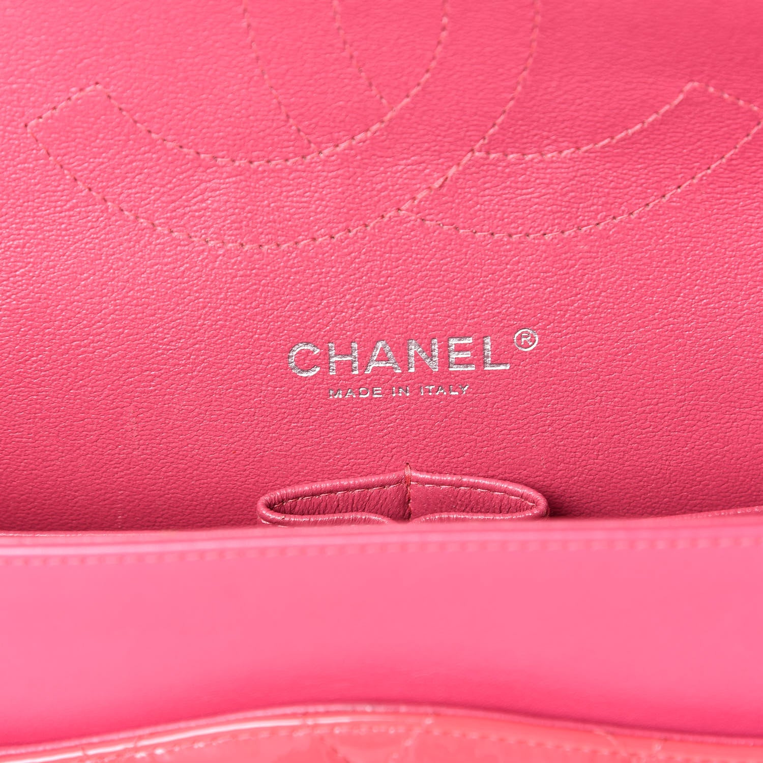 Chanel Patent Quilted Jumbo Double Flap Pink 6 of 12