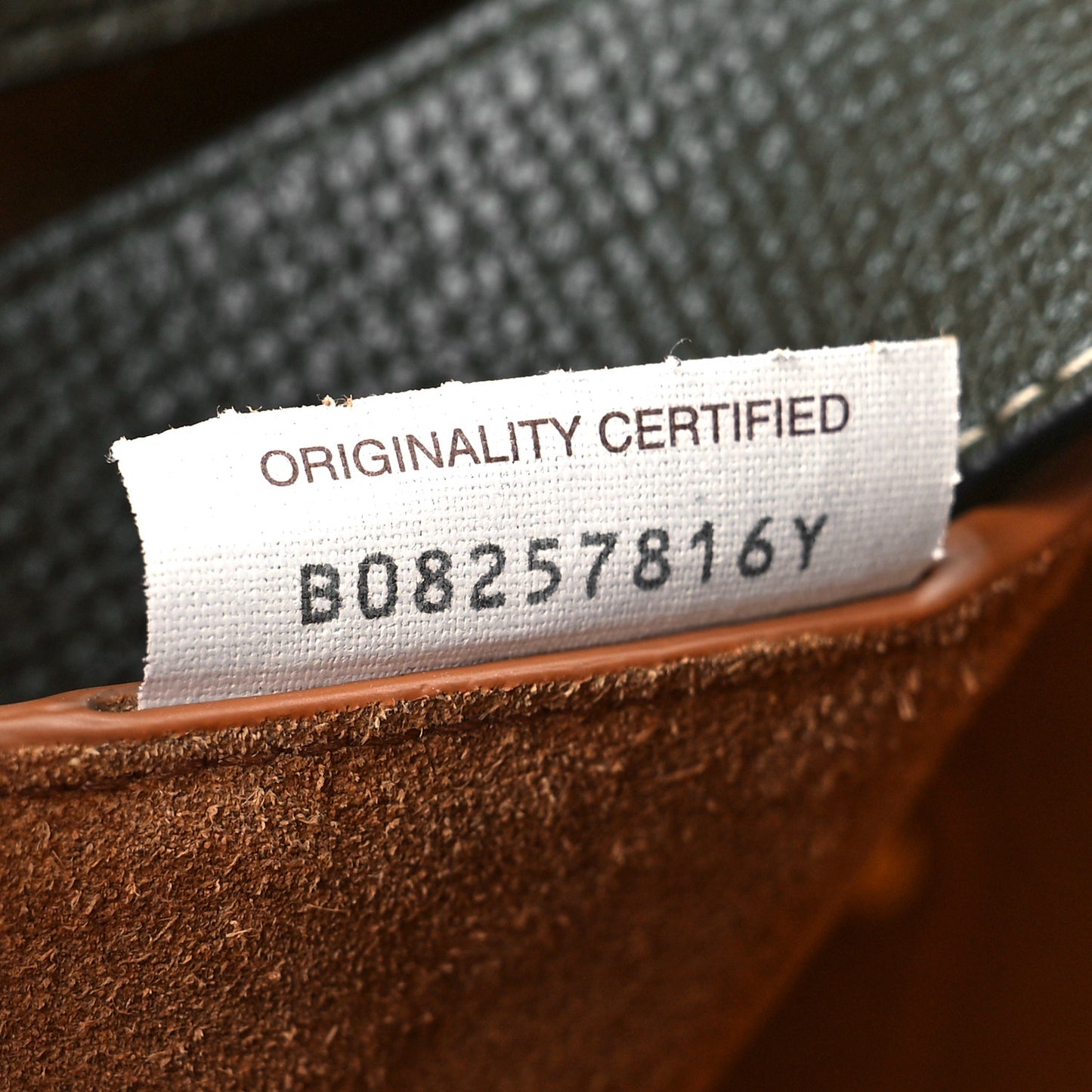 Grainy Calfskin Small Arco Kaki