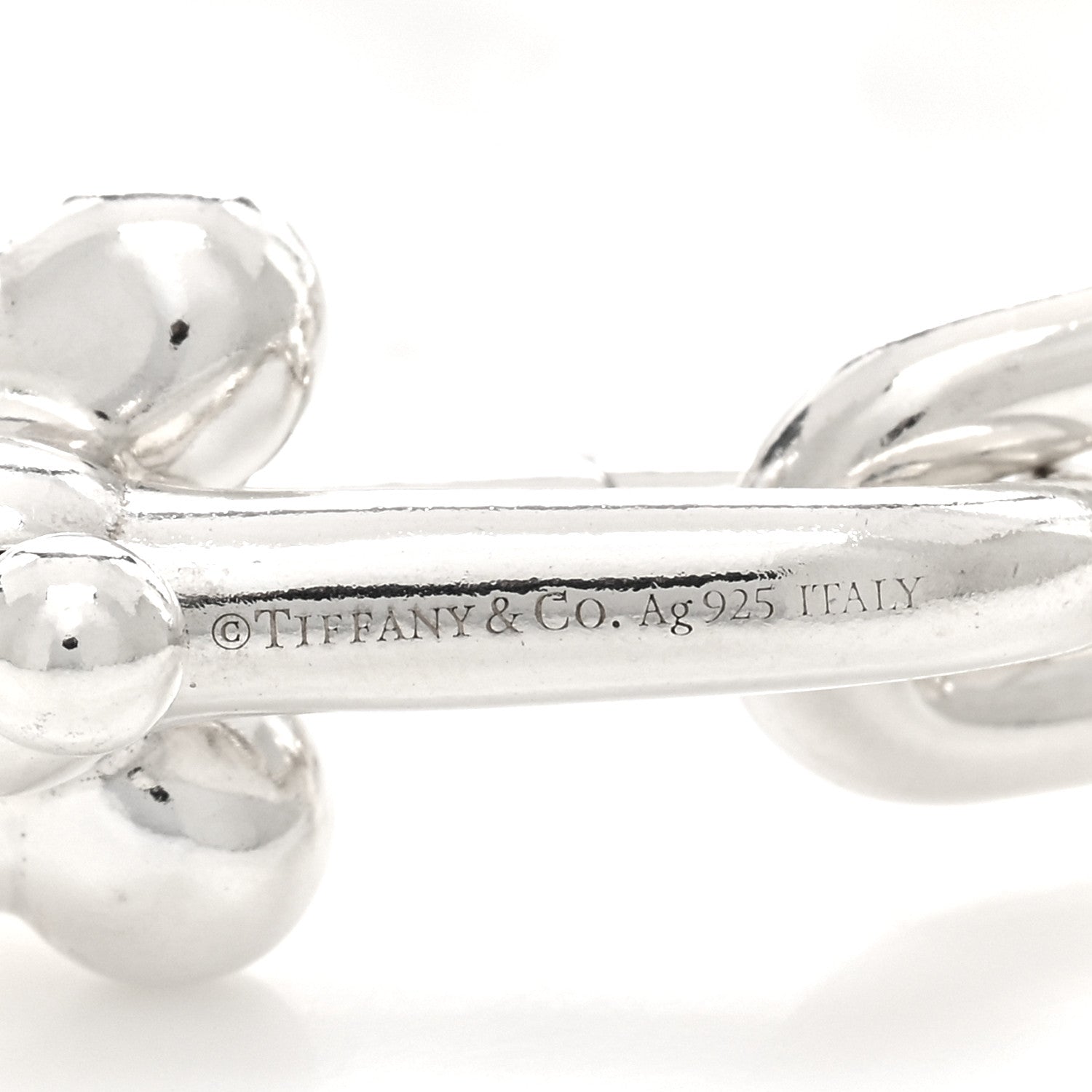 Tiffany Sterling Silver Large HardWear Link Bracelet 3 of 4
