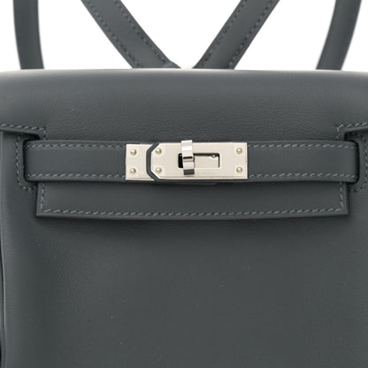 Hermes Swift Kelly Jump Backpack Gris Misty 8 of 11