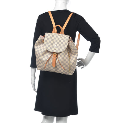 Louis Vuitton Damier Azur Sperone Backpack 2 of 17