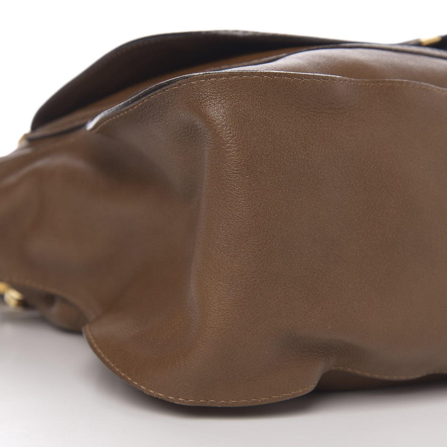 Calfskin Large Marcie Satchel Barbour Khaki