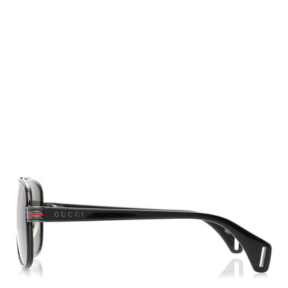 Gucci Acetate Aviator Sunglasses GG0448S Black 3 of 8