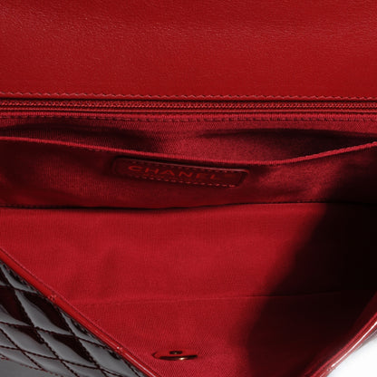Chanel Patent Calfskin Quilted Valentine Charms Medium Single Flap Red 6 of 8