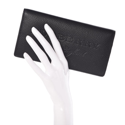 Burberry Calfskin Hastings Continental Wallet Black 2 of 6