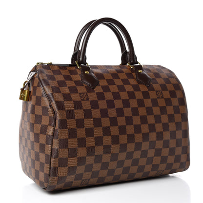Louis Vuitton Damier Ebene Speedy 30 3 of 9