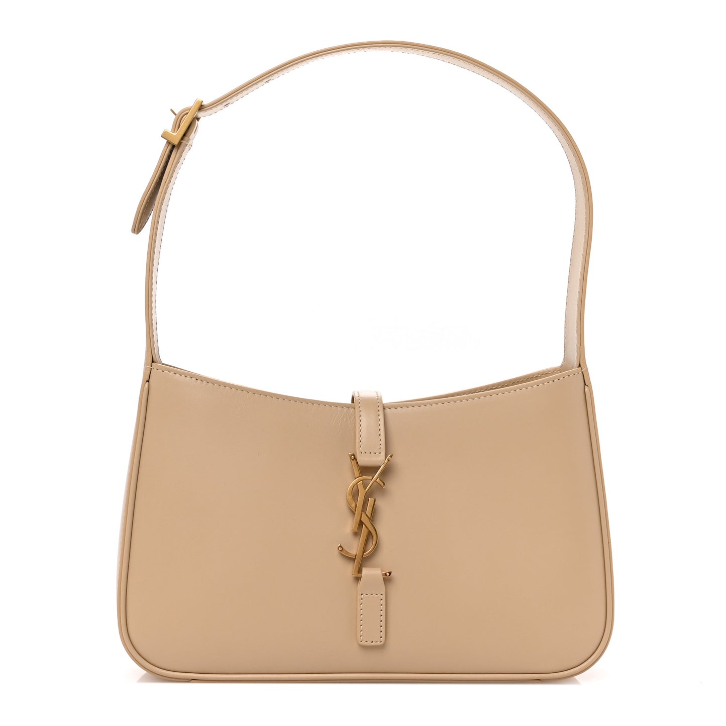 Smooth Calfskin Le 5 A 7 Hobo Dark Beige