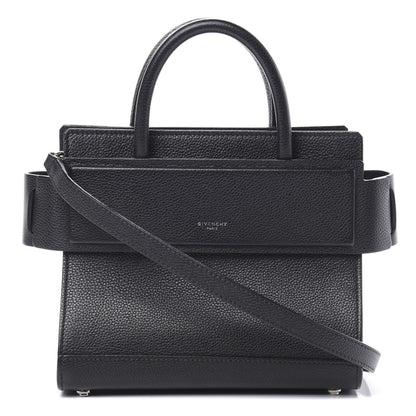 Givenchy Grained Calfskin Mini Horizon Satchel Black 1 of 11