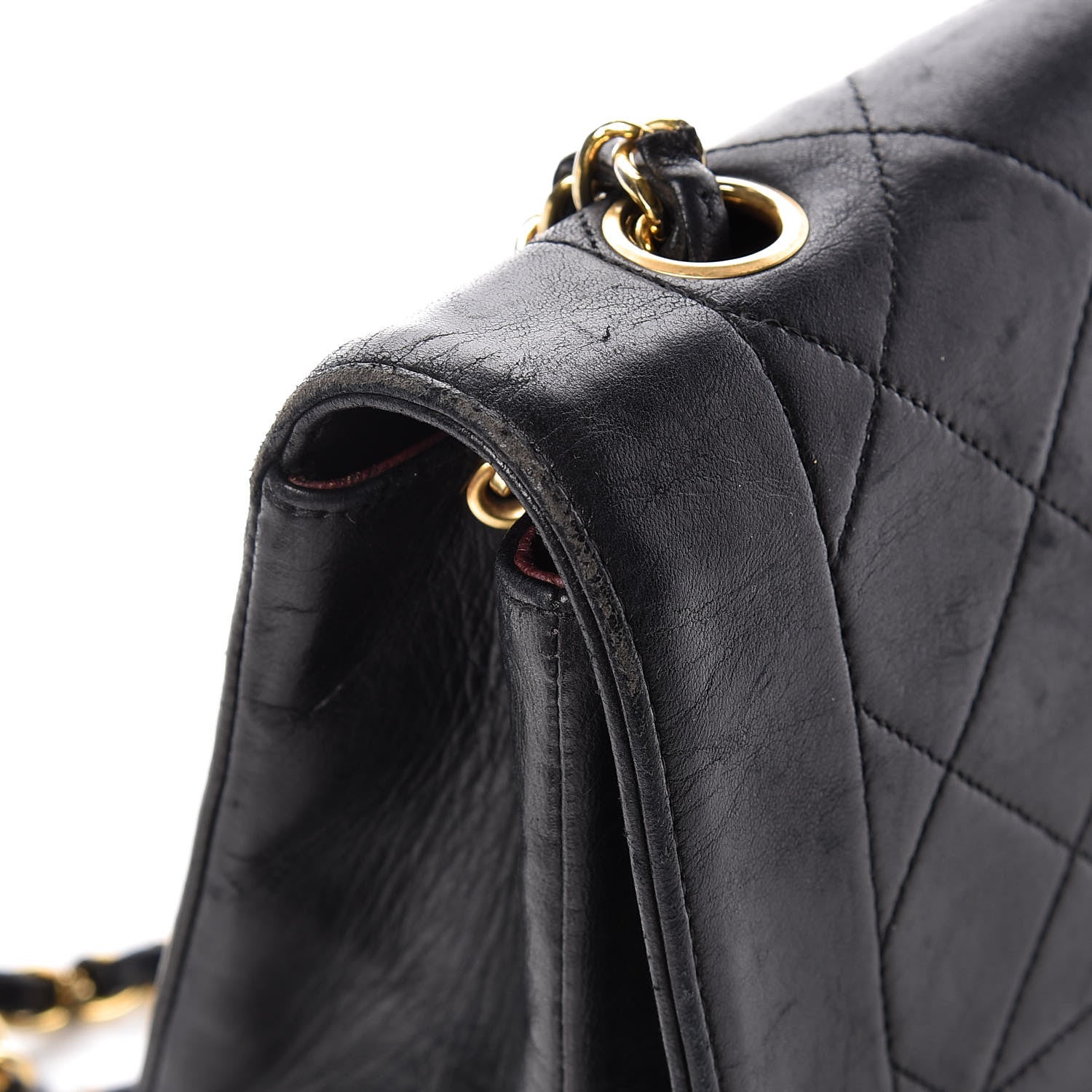 Chanel Lambskin Quilted Medium Single Flap Black 19 of 20