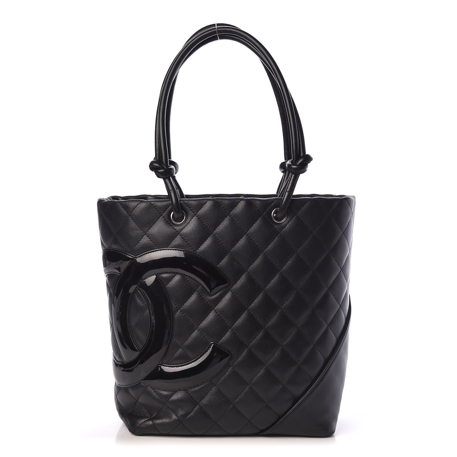 Chanel Calfskin Quilted Medium Cambon Tote Black 1 of 15