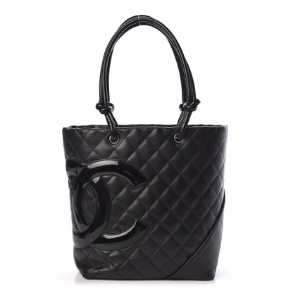Chanel Calfskin Quilted Medium Cambon Tote Black 1 of 15