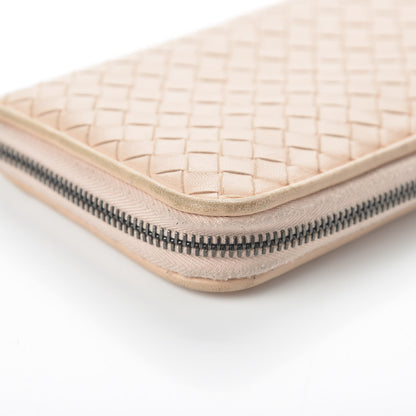 Bottega Veneta Nappa Intrecciato Zip Around Wallet Mink 13 of 13