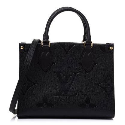 Louis Vuitton Empreinte Monogram Giant Onthego PM Black 1 of 9