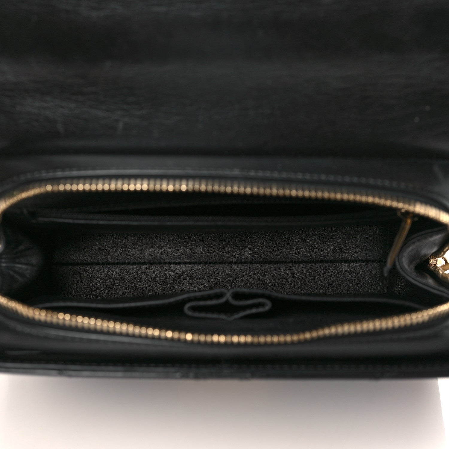 Chanel Calfskin Chevron Quilted Medal Flap Black 5 of 9