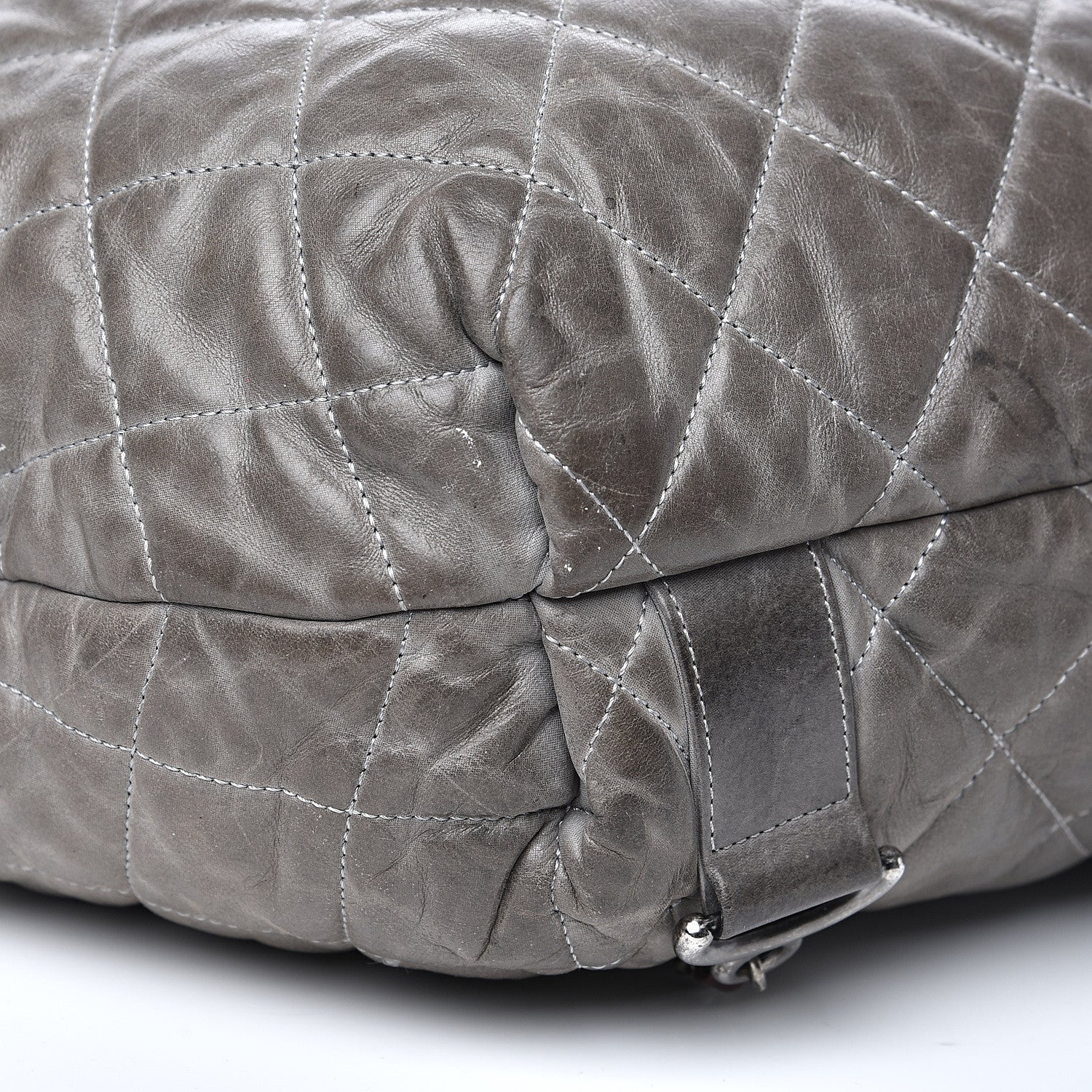 Chanel Iridescent Calfskin Quilted In The Mix Backpack Grey 8 of 27