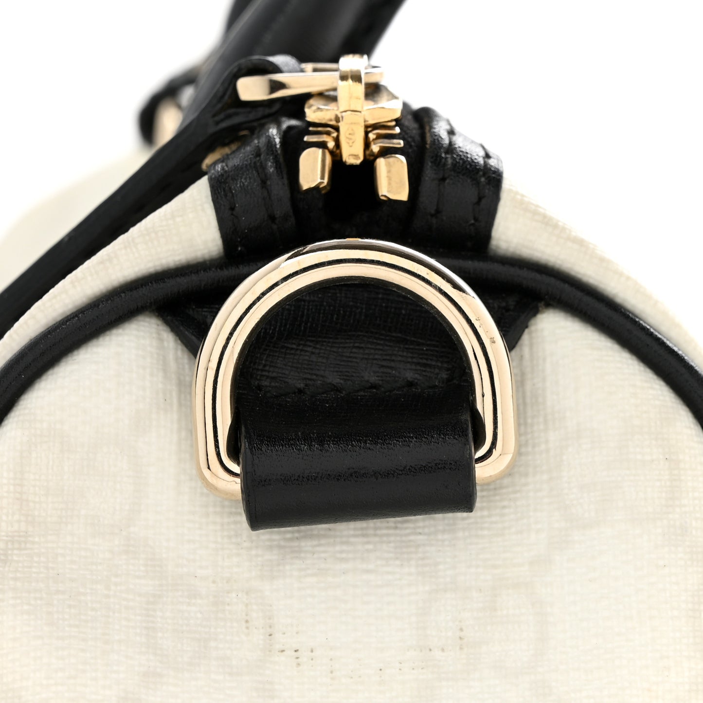 GG Plus Monogram Small Joy Boston White Black