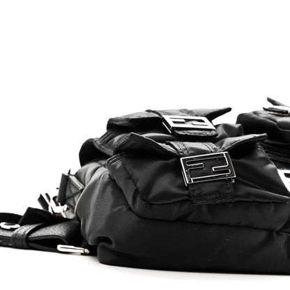 Fendi Econyl Cuoio Romano Multipocket Baguette Black 8 of 9