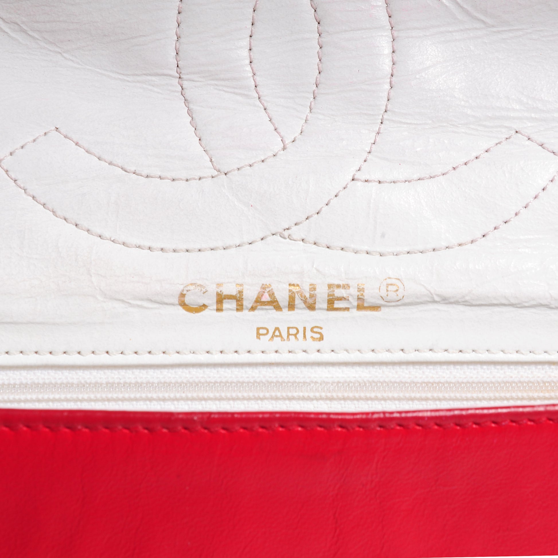 Chanel Lambskin Quilted Medium Double Flap Red 6 of 8