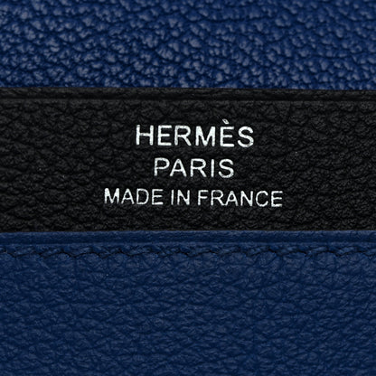 Hermes Evercolor Verso RMS Card Holder Bleu Hydra Bleu Nuit 6 of 7