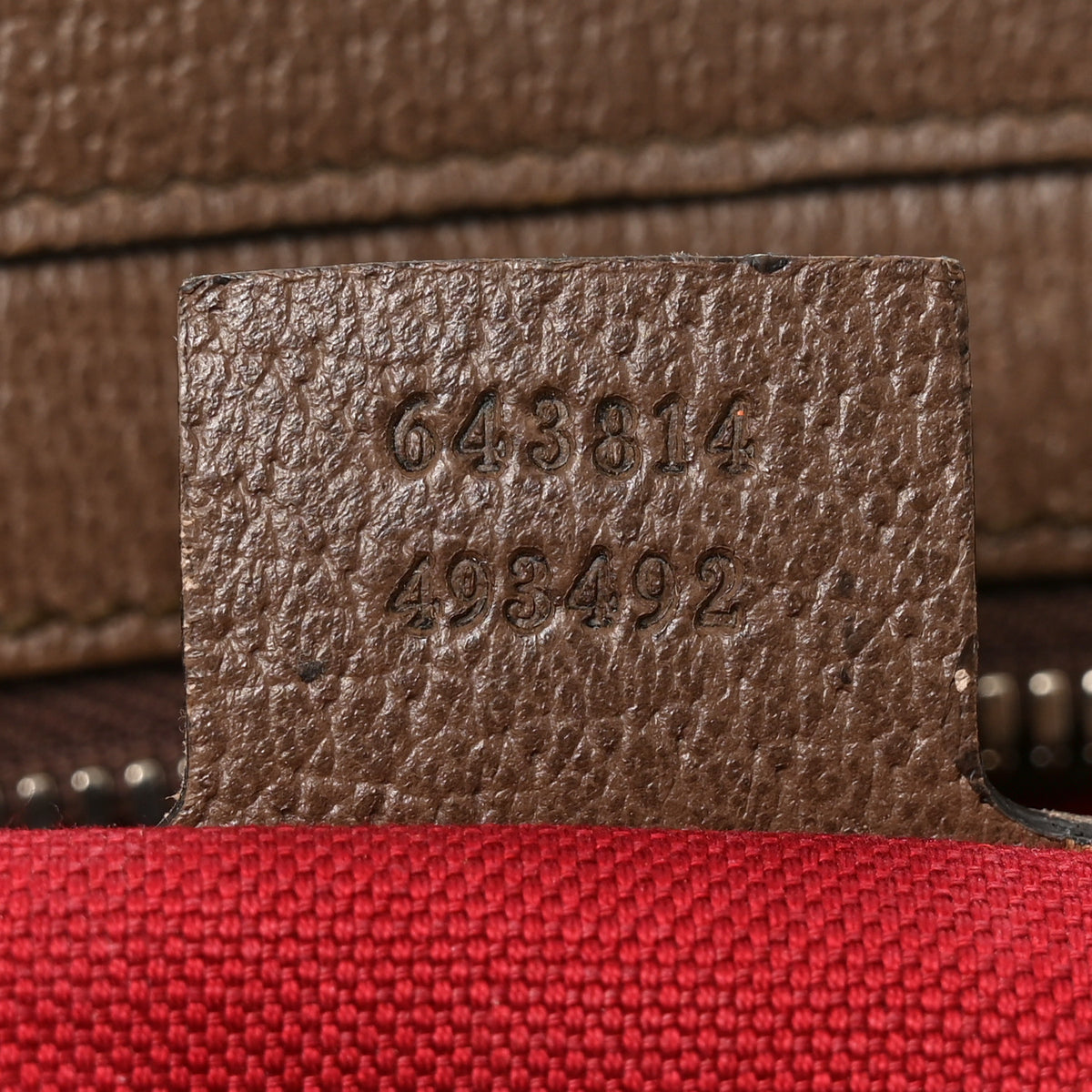 Gucci GG Supreme Monogram Textured Dollar Calfskin Small Detail Tote Beige Ebony New Acero 7 of 9
