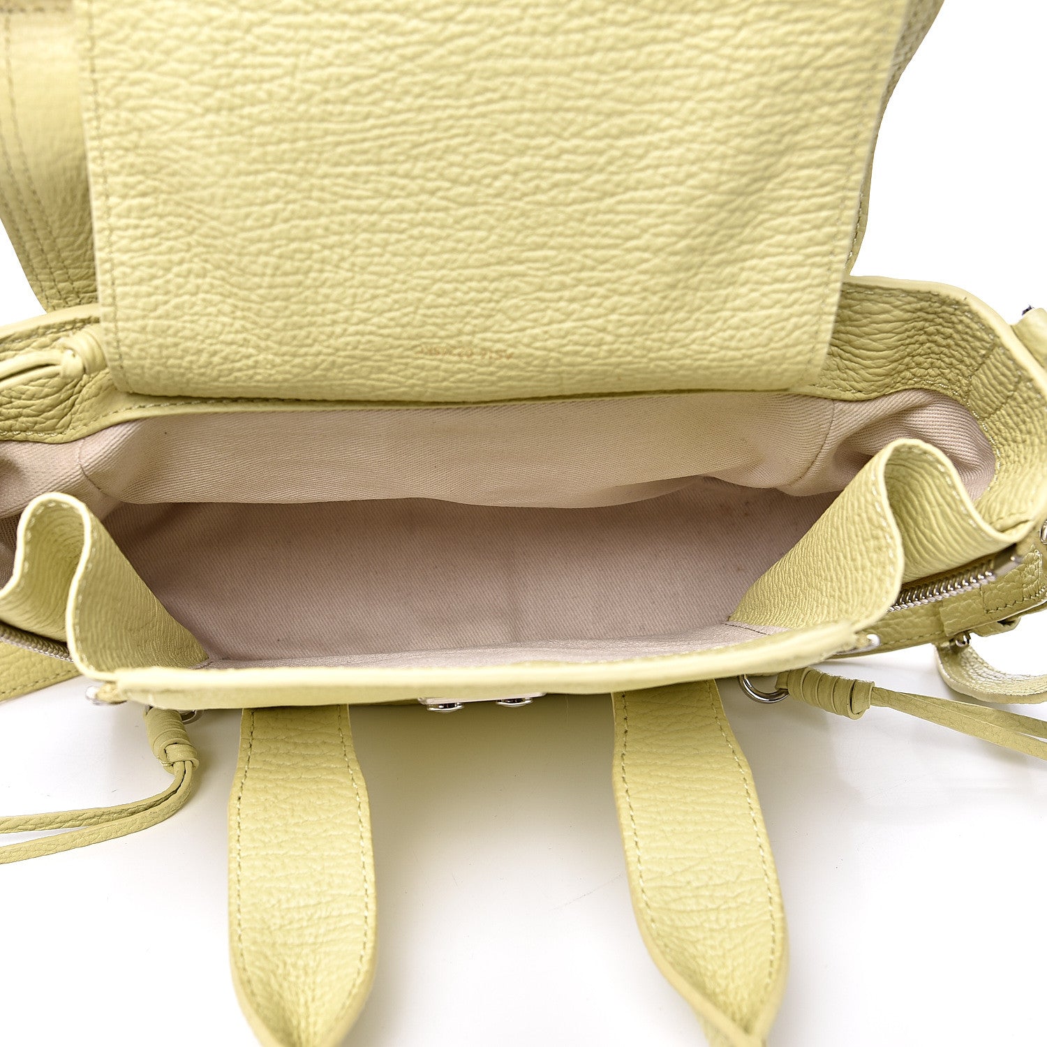 3.1 Phillip Lim 3.1 Textured Calfskin Mini Pashli Satchel Citron 4 of 13