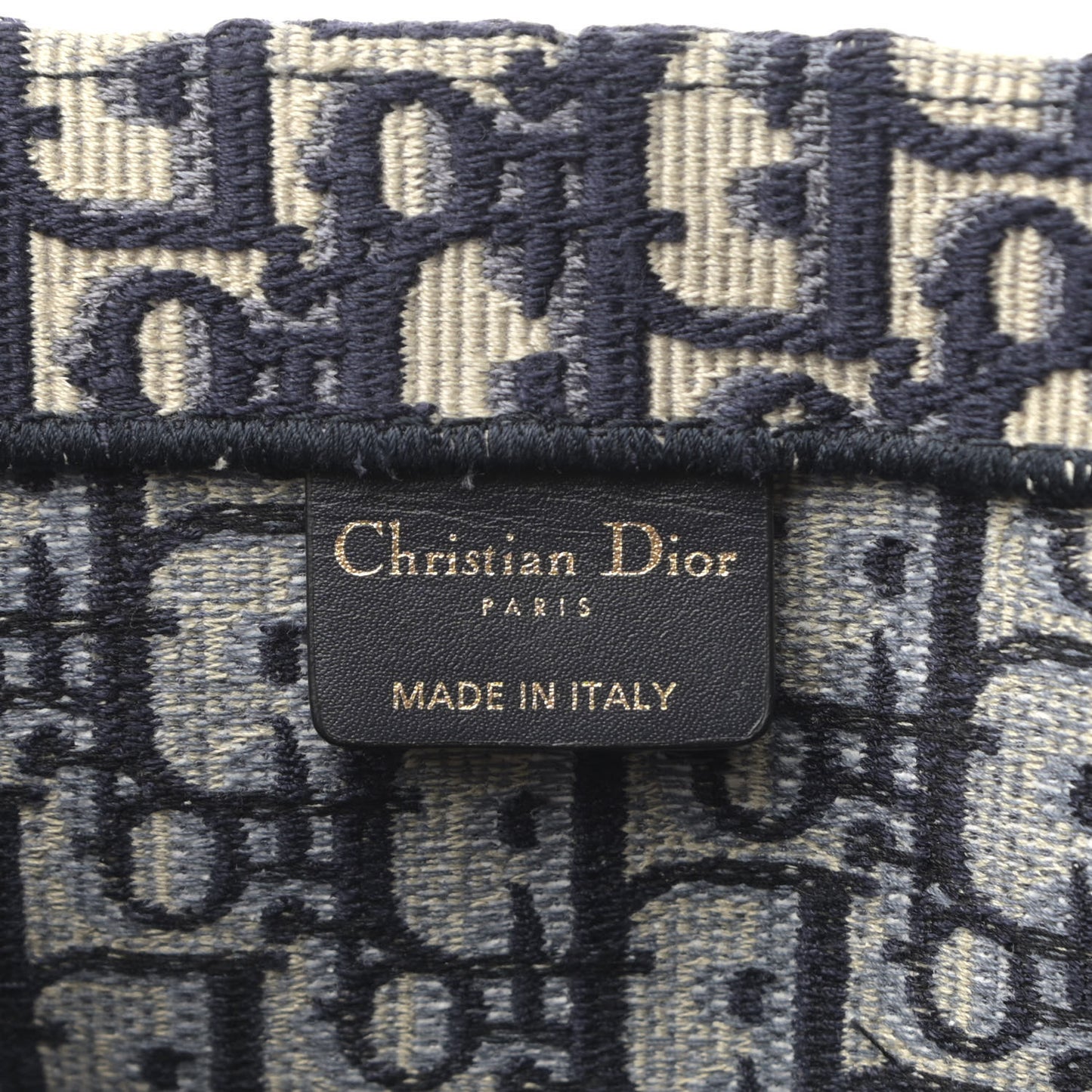 Oblique Large Book Tote Blue Multicolor