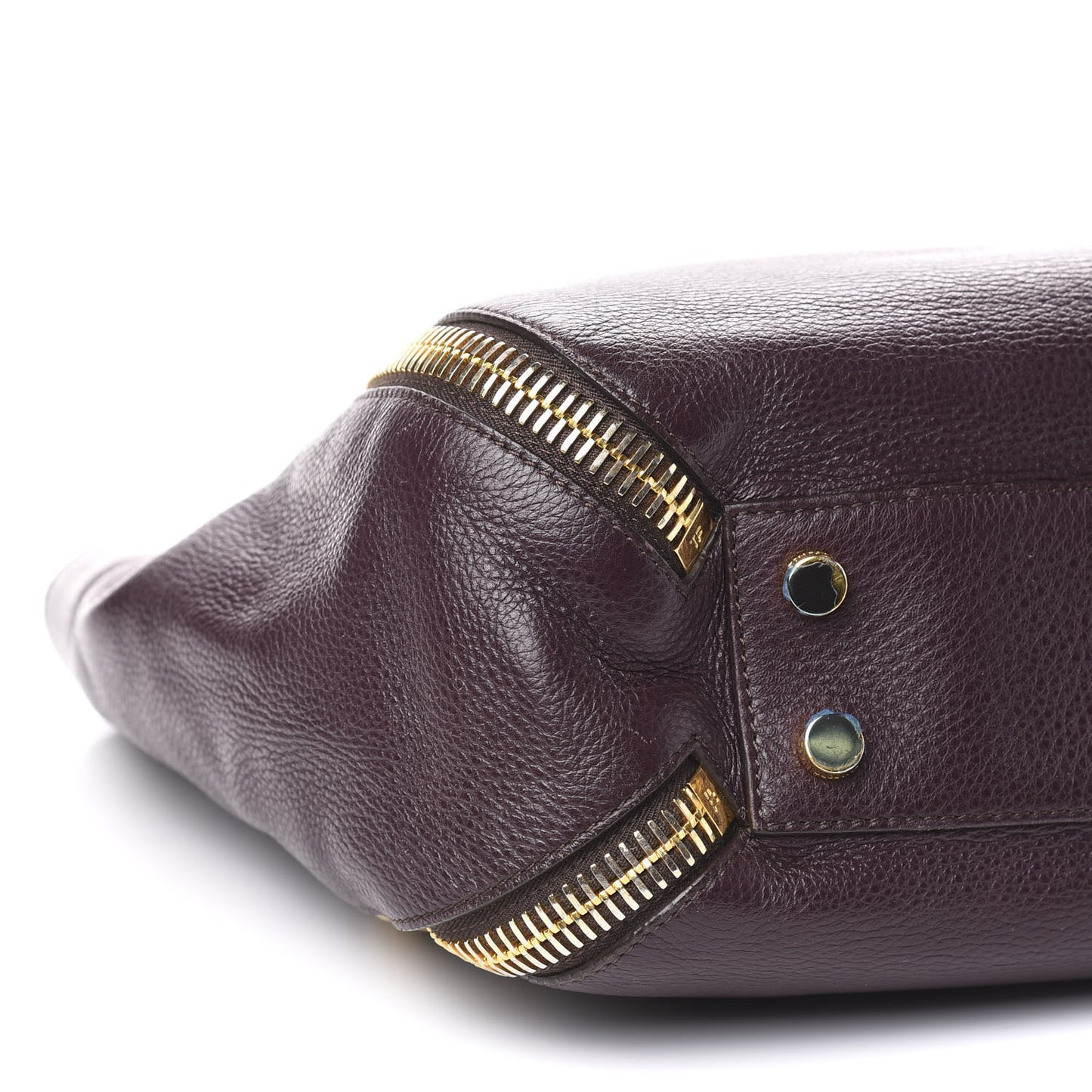 Grained Calfskin Medium Sedgwick Zipper Tote Wine