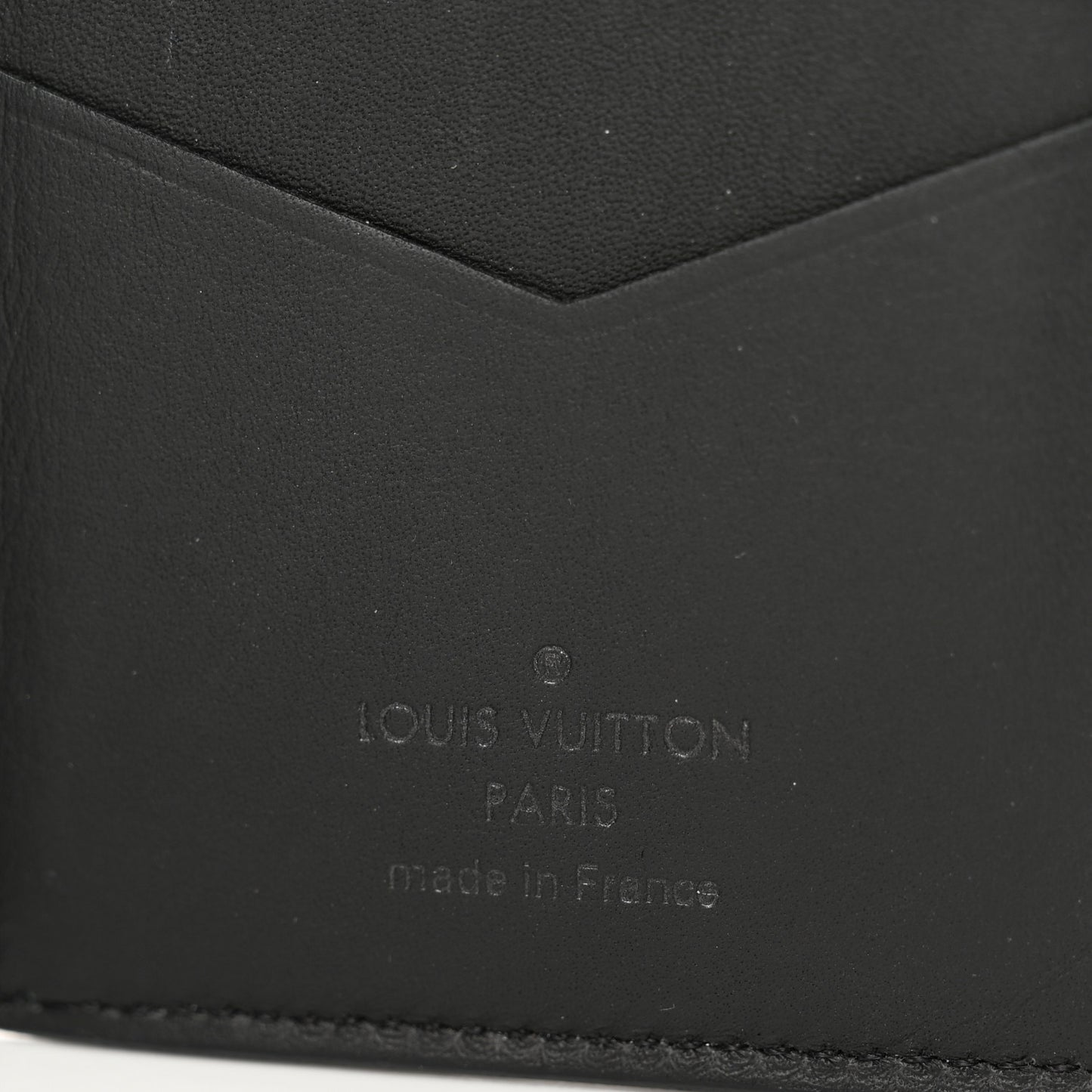 Calfskin Monogram Shadow Pocket Organizer Black
