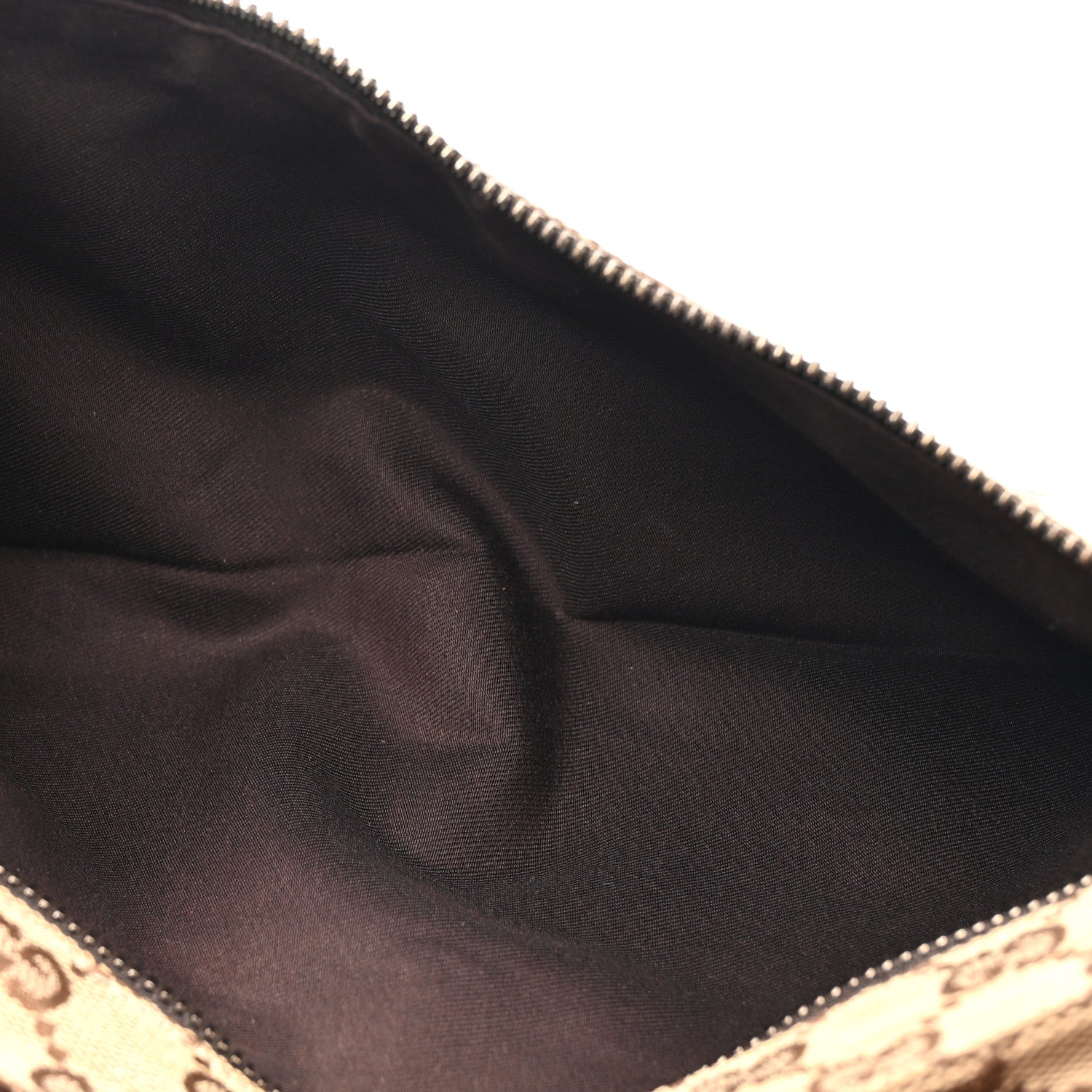 Gucci GG Monogram Double Pocket Belt Bag Dark Brown 5 of 12