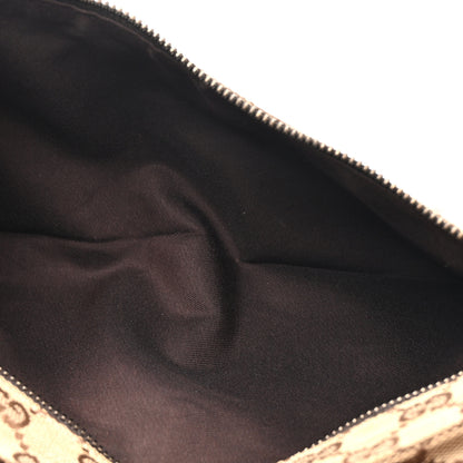 Gucci GG Monogram Double Pocket Belt Bag Dark Brown 5 of 12