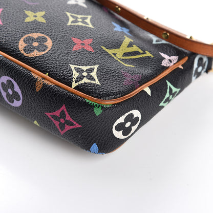 Louis Vuitton Monogram Multicolor Pochette Accessories Black 11 of 11
