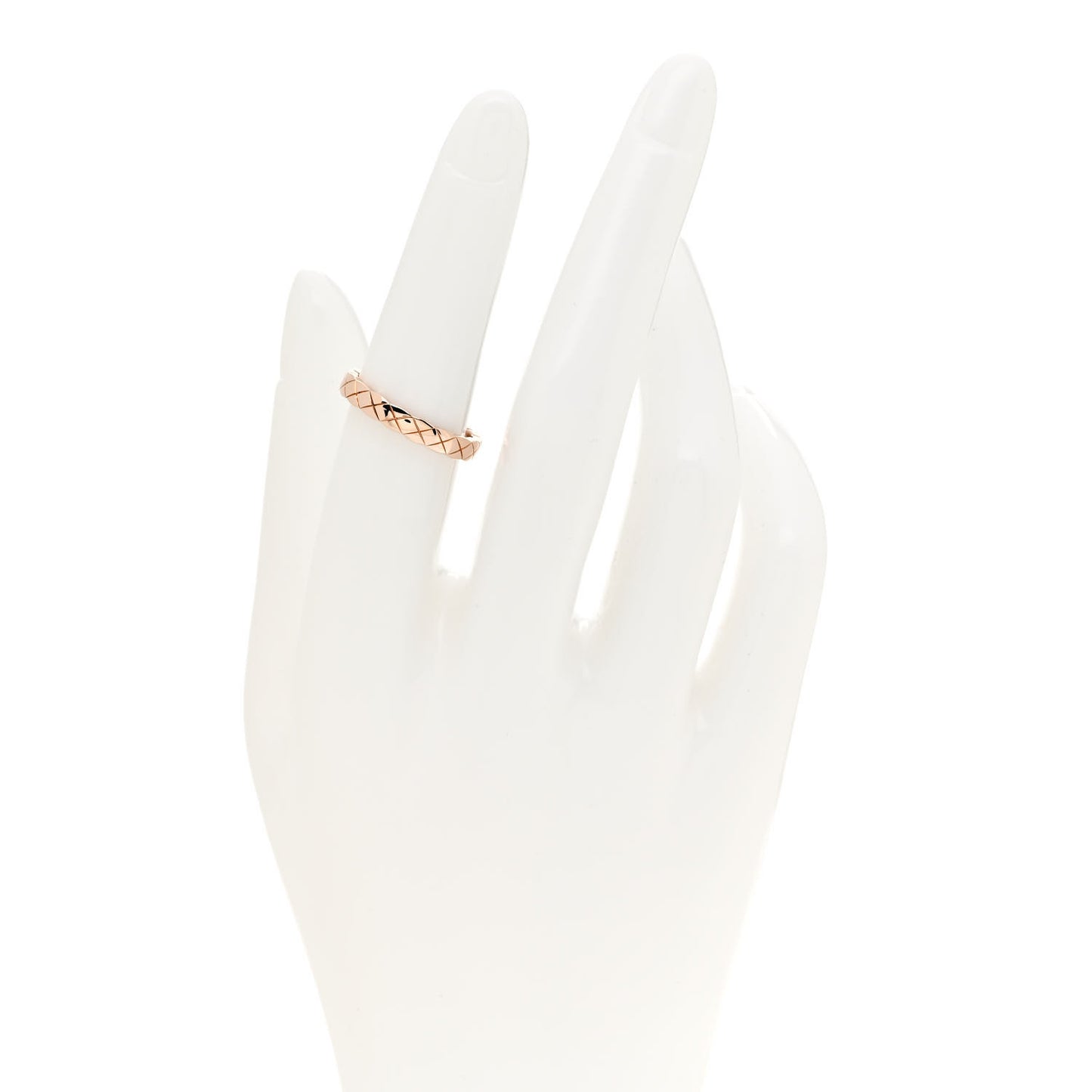 18K Beige Gold Mini Coco Crush Ring 52 6