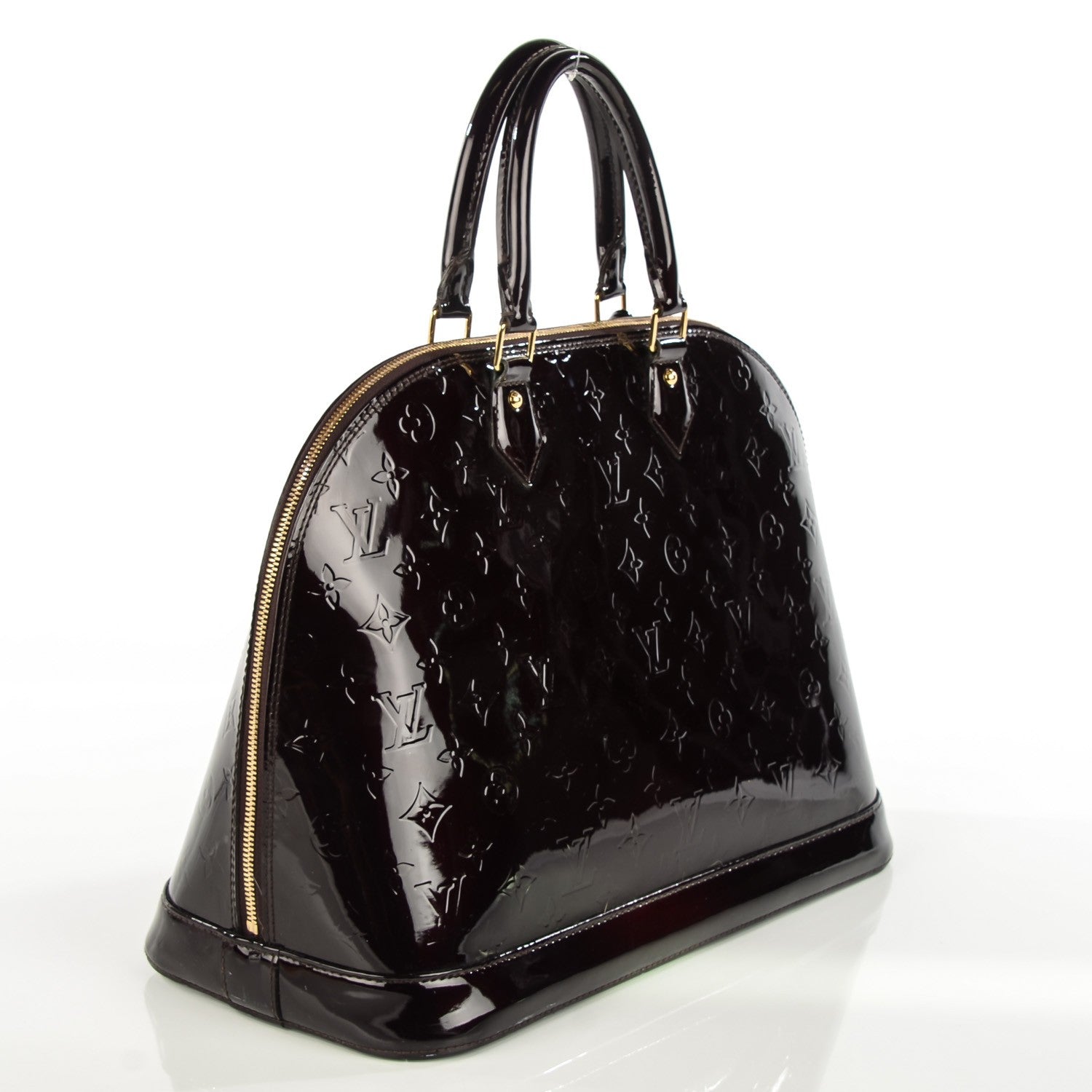 Louis Vuitton Vernis Alma GM Amarante 3 of 7