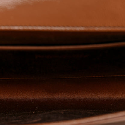 Saint Laurent Textured Patent Calfskin Monogram Large Belle De Jour Clutch Beige 5 of 7