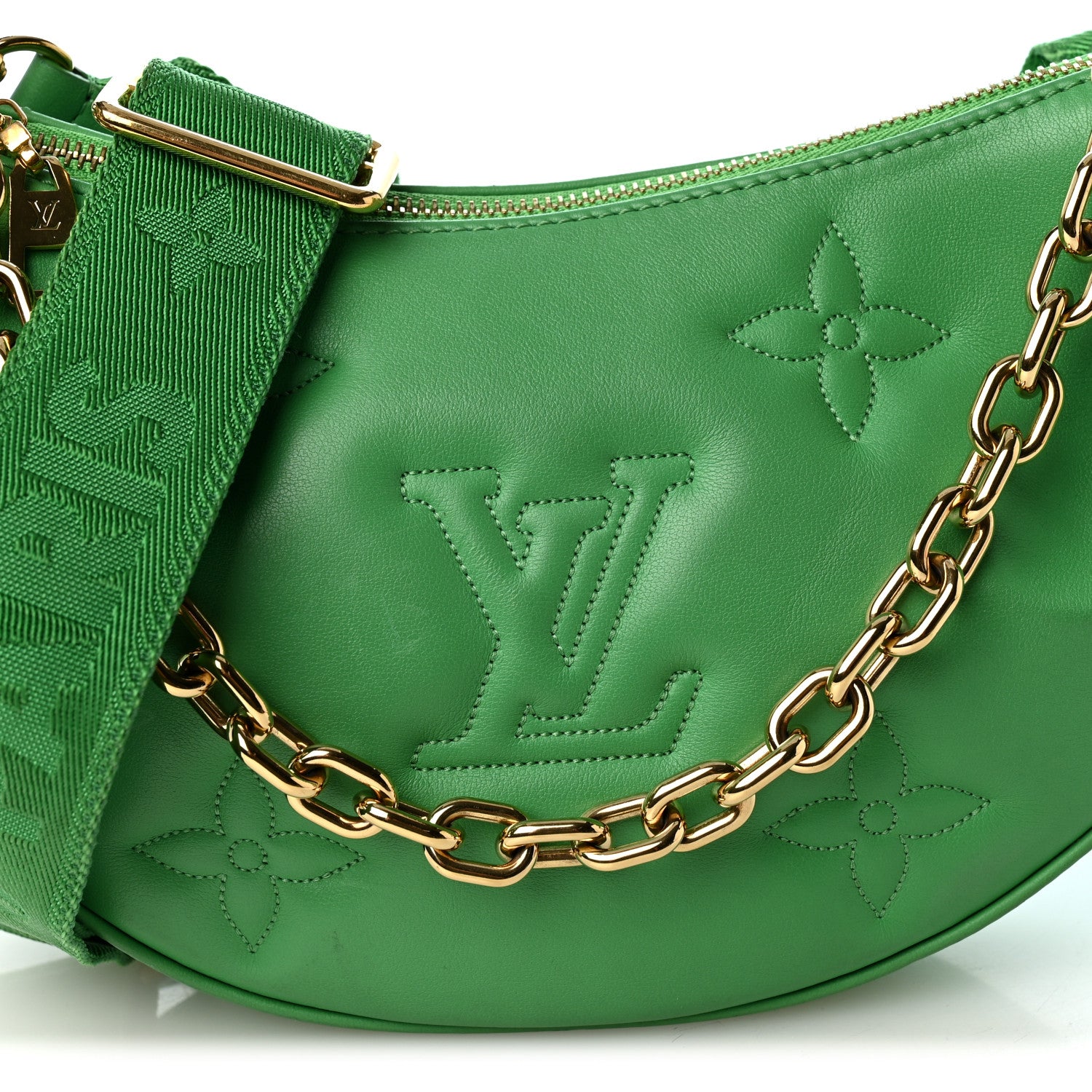Louis Vuitton Calfskin Bubblegram Over The Moon Basilic 7 of 9