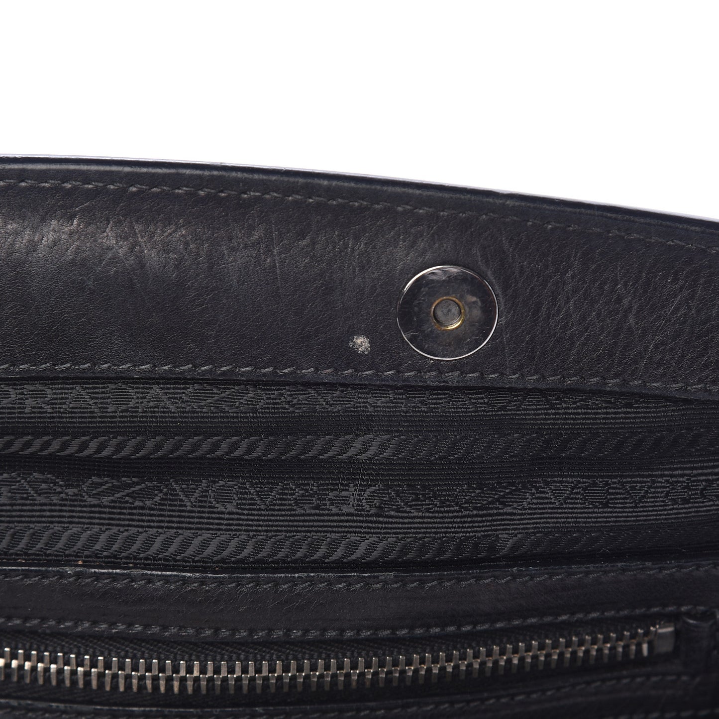 Tessuto Nylon Nappa Braided Gaufre Frame Black