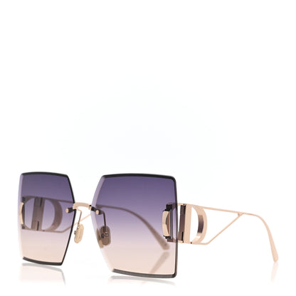 Christian Dior Square 30 Montaigne S7U Sunglasses Blue Pink 1 of 7