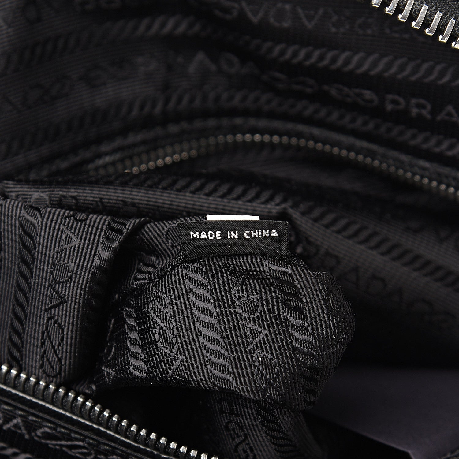Prada Nylon Tessuto Impuntu Quilted Shoulder Bag Black 6 of 8