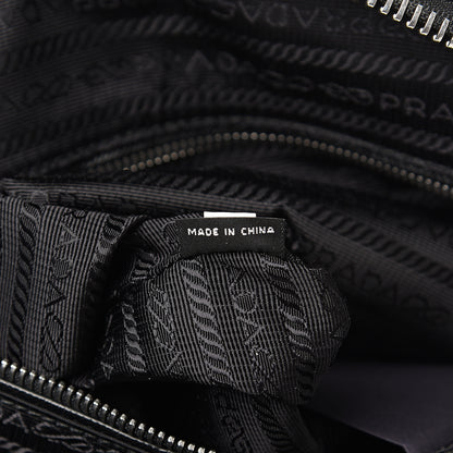 Prada Nylon Tessuto Impuntu Quilted Shoulder Bag Black 6 of 8