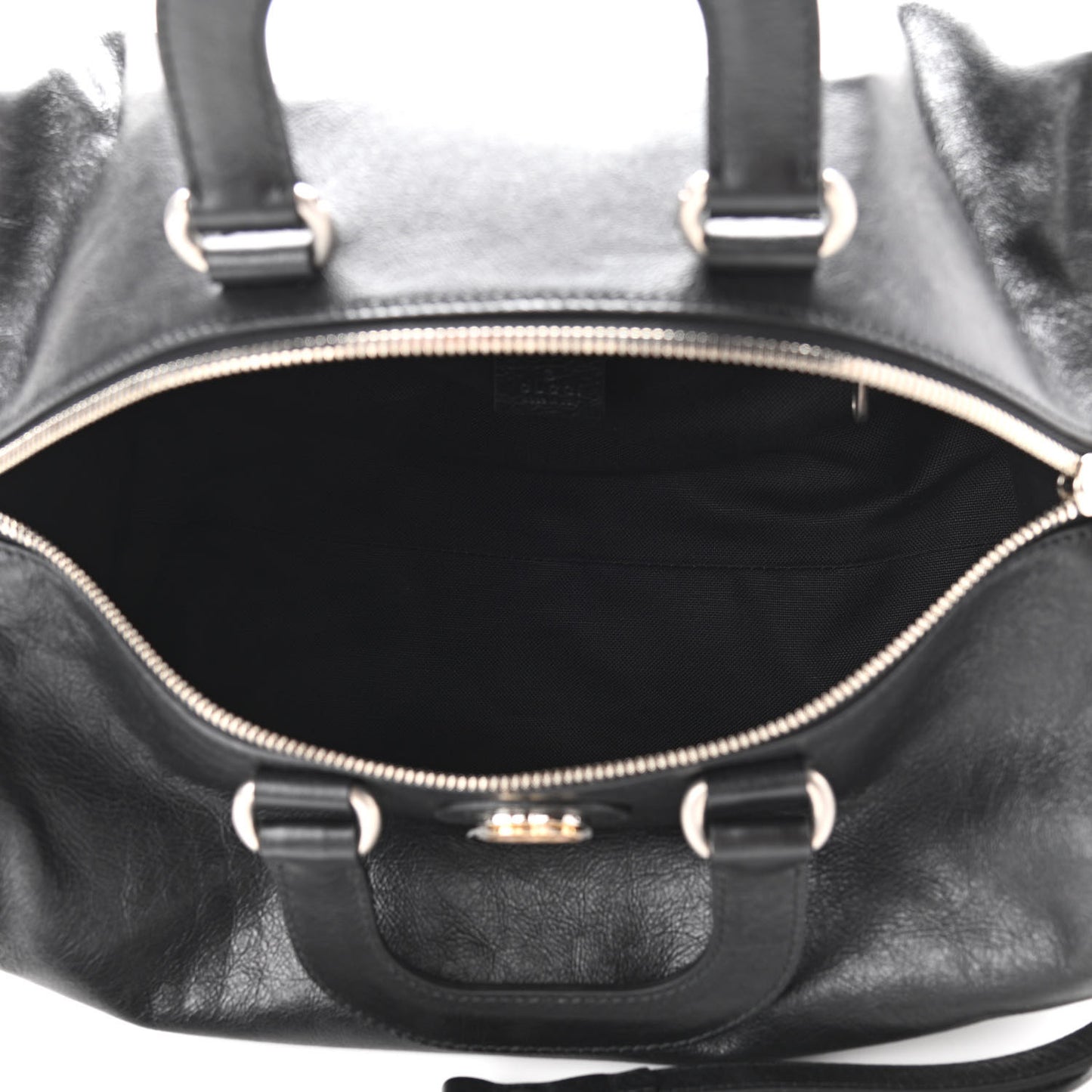 Fluffy Calfskin Morpheus Convertible Backpack Black