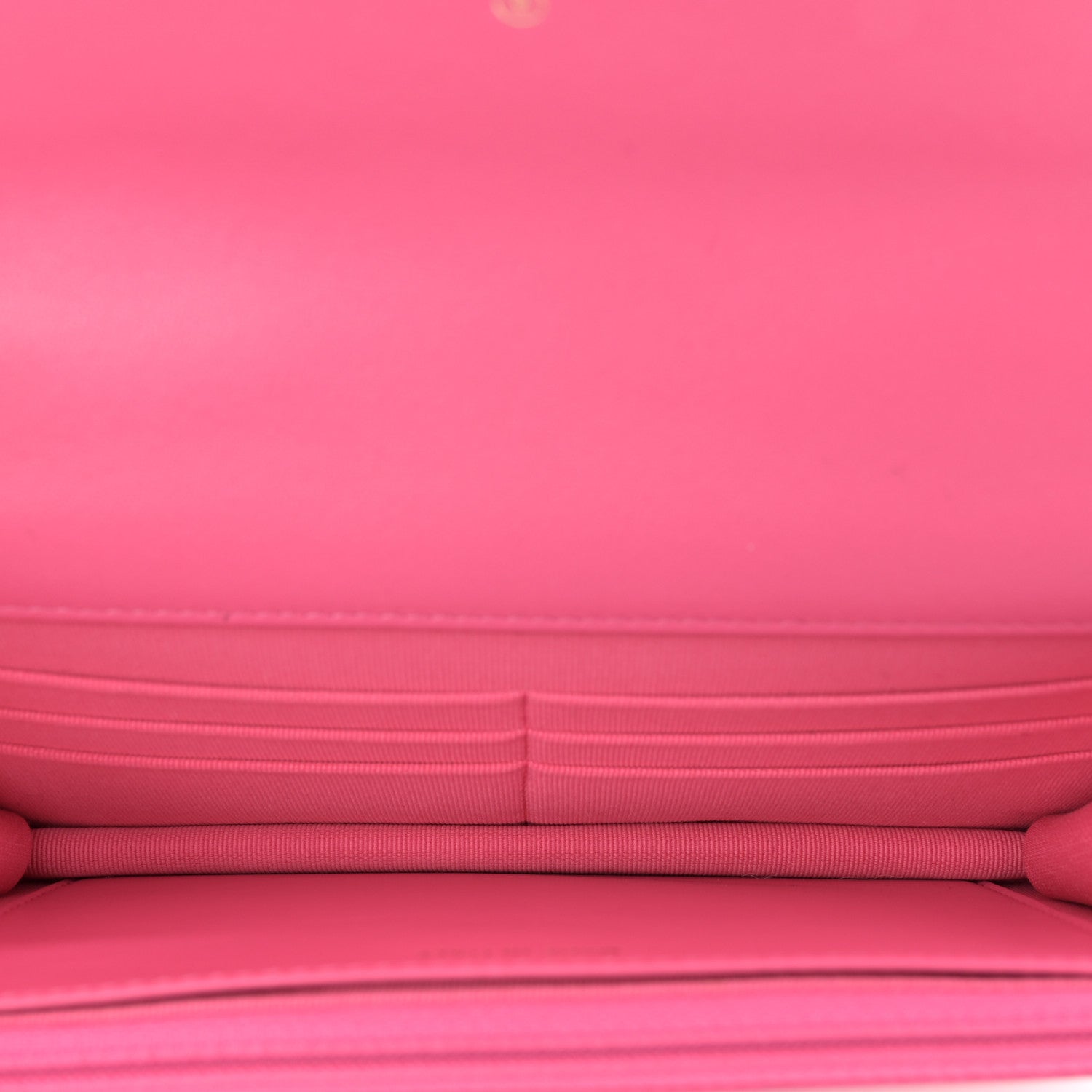 Chanel Lambskin Quilted Chanel 19 Wallet On Chain WOC Pink 5 of 10
