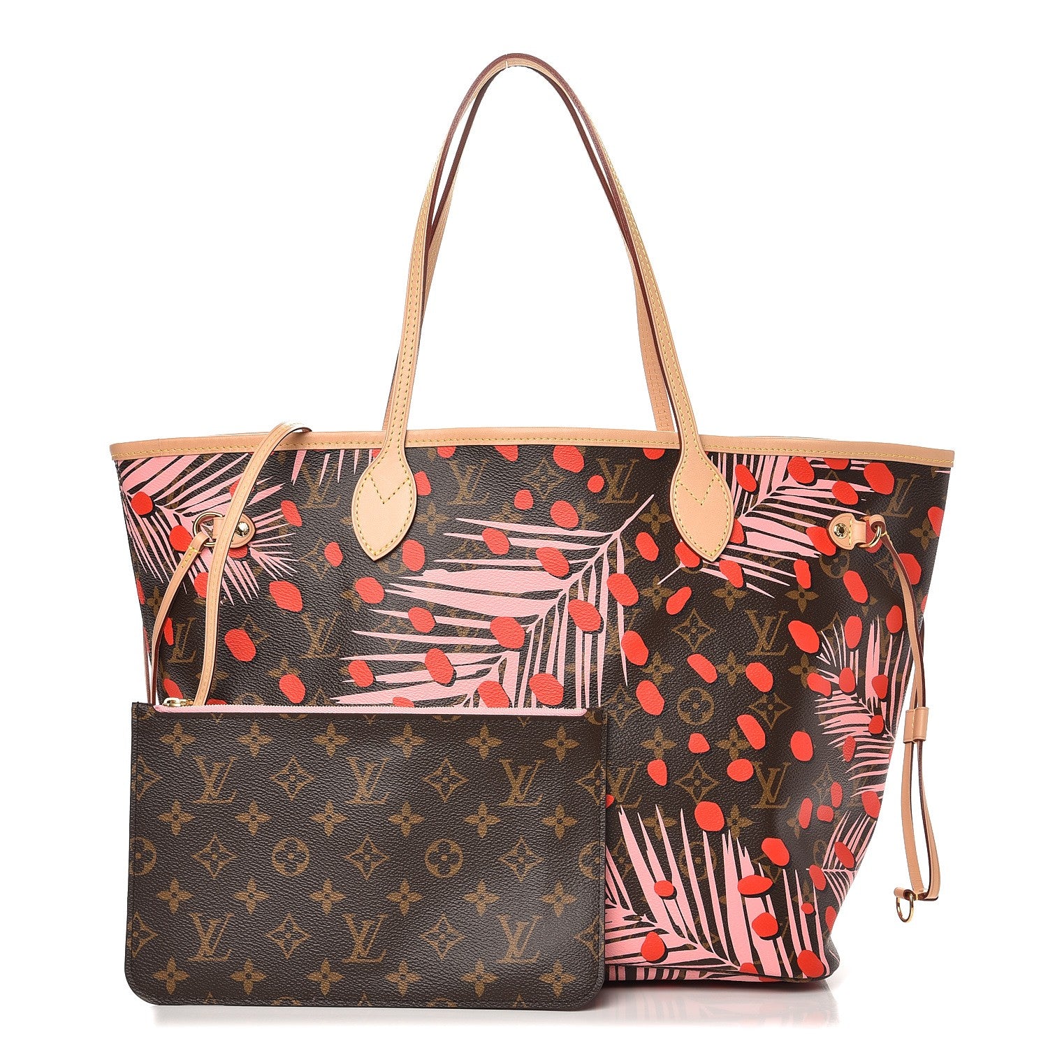 Louis Vuitton Monogram Jungle Dots Neo Neverfull MM Sugar Pink Poppy 1 of 8