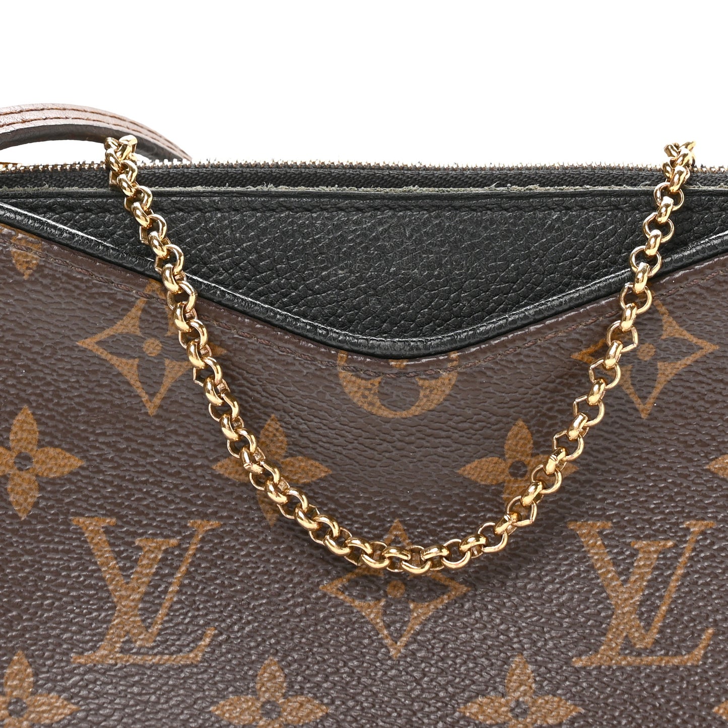 Monogram Pallas Clutch Black