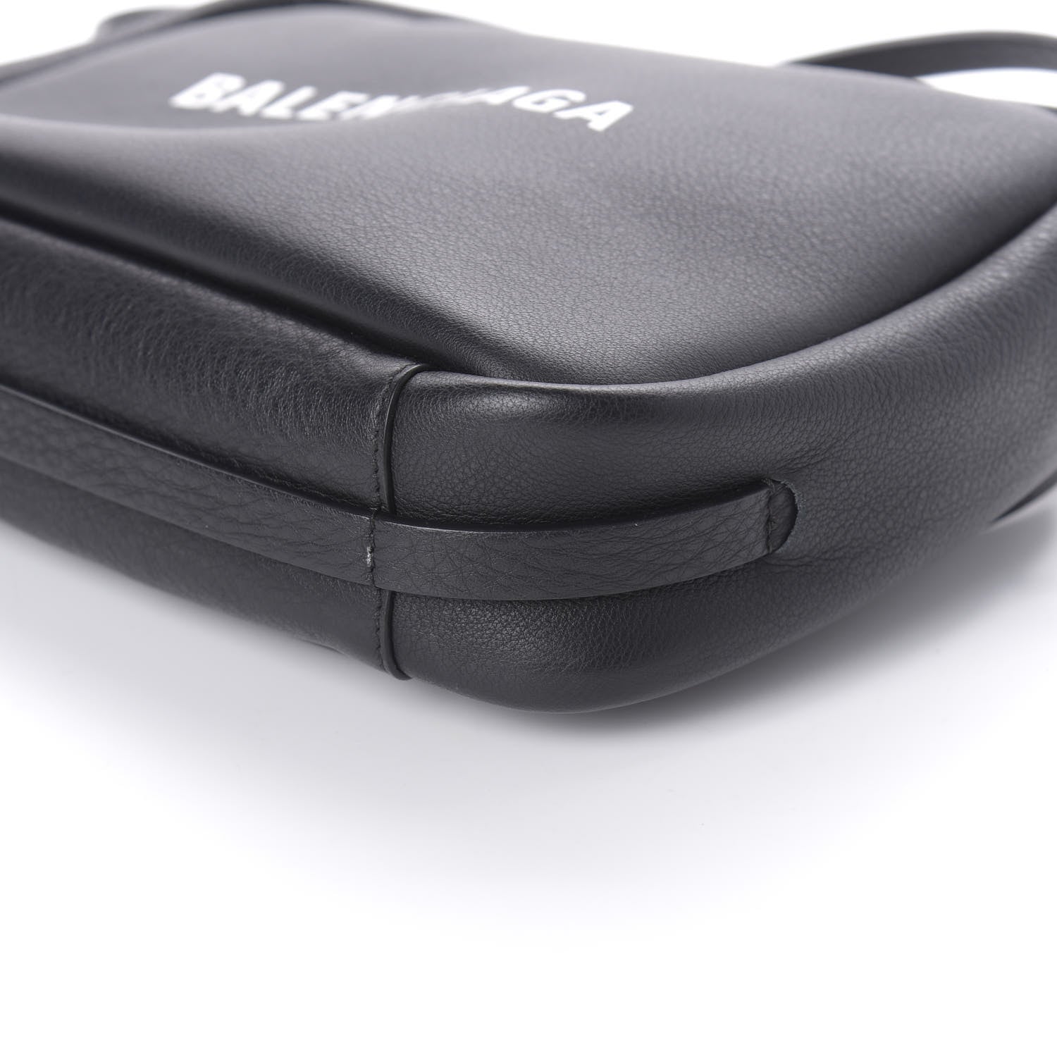 Balenciaga Calfskin Logo S Everyday Camera Bag Black 7 of 9