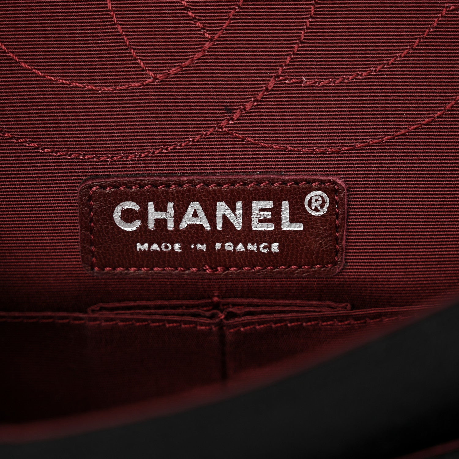 Chanel Jersey Coco's Croc 2.55 Reissue 225 Flap Black 5 of 10